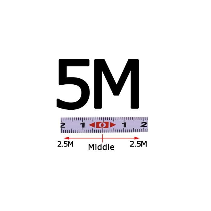 Mètre à Ruban En Acier Adhésif - Outils Ruban De Piste - Échelle Métrique - Longueur - Image 1