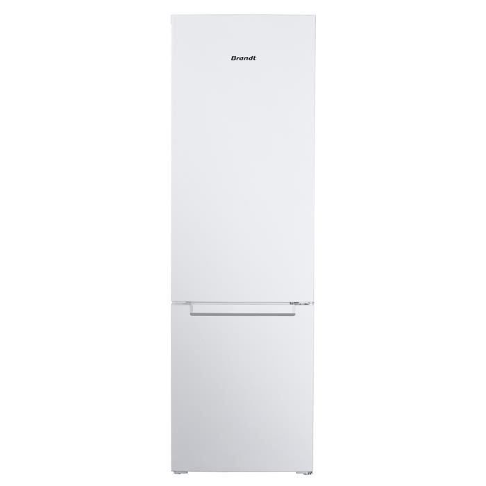 Réfrigérateur combiné BRANDT BC8027EW - 2 portes - 262L - L55 cm - Blanc