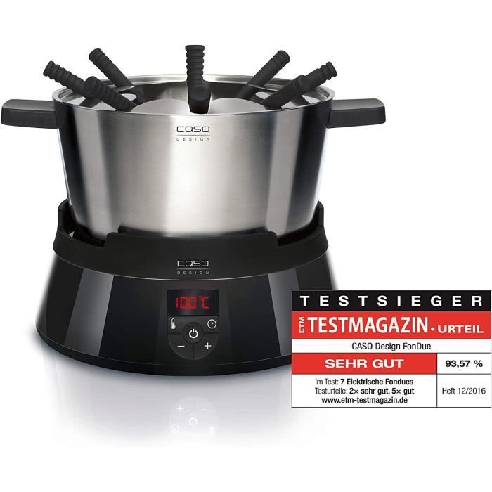 Fondue a induction Caso Cas 2282 22 cm Noir Cdiscount Electroménager