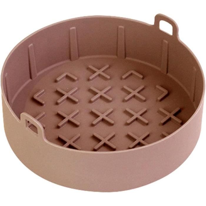 Clips Magnétiques En Silicone Pour Friteuse à Air Ronde - Fixation Sécurisée Du Papier Cuisson, Résistant à La Chaleur, Facile à Nettoyer