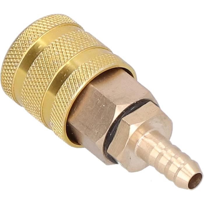 Kit 5 Pièces Adaptateurs Valves Multifonctions - Pour Pneus Voiture, Vélo, Ballons - Mandrins Et Embouts Laiton - 3