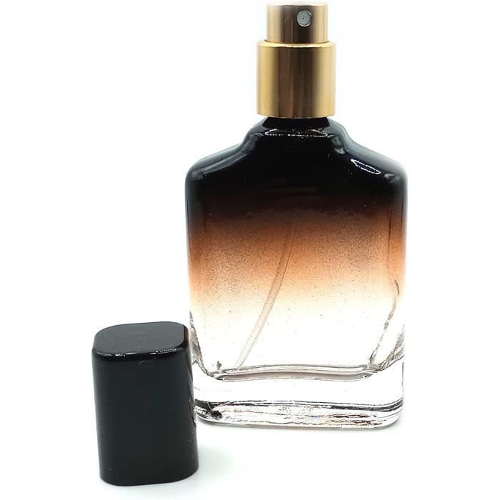 Flacon de parfum vide transparent en verre de 30 ml, 50 ml et 100 ml