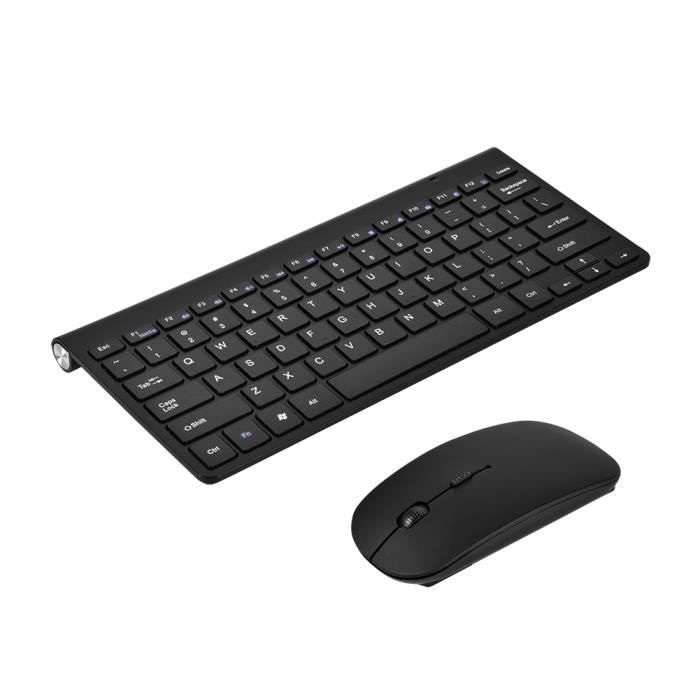 Kwmobile Protection Clavier Silicone Logitech MK270 MK275 MK200 MK260 - QWERTY US Noir
