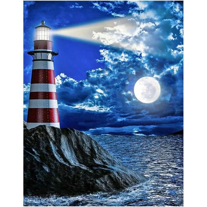 Kit Broderie Diamant 50x40 Cm – Pont De Londres, Diamants Carrés, Complet Avec Accessoires, Pour Adultes