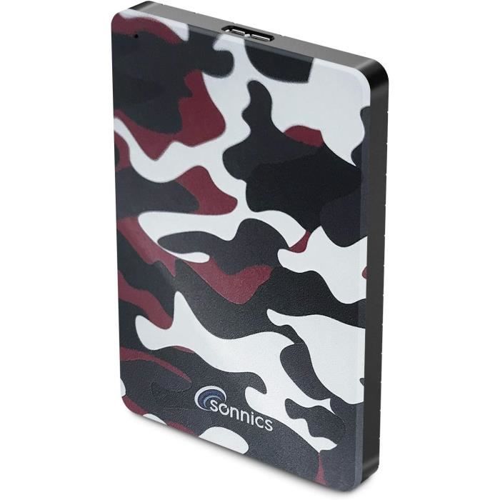 Disque Dur Externe SSD Portable 500GB 500Go Type-C Métallique Argent 11