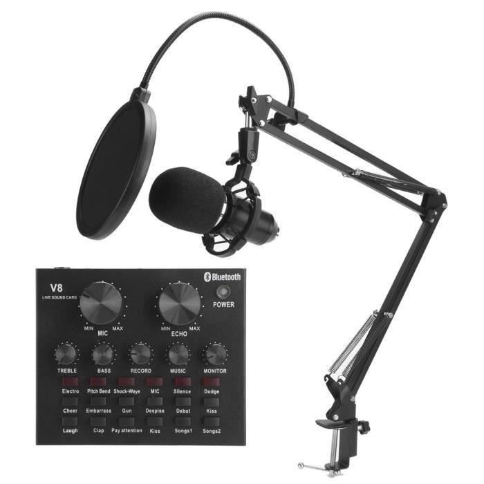 Kit Podcast Complet Avec Micros, Console Et Effets Vocaux - Pour Streaming, Gaming, Enregistrement Et Live - 4