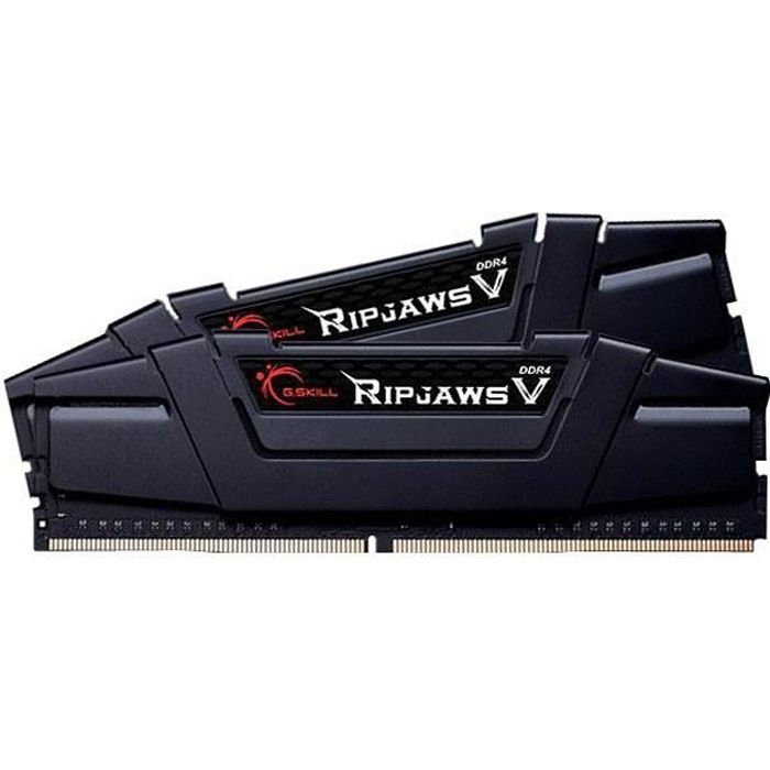 Vente Memoire PC G.SKILL Mémoire PC Ripjaws 5 - 16 Go PC4-32000/DDR4 4000 Mhz F4-4000C18D-16GVK pas cher Vente Memoire PC G.SKILL Mémoire PC Ripjaws 5 - 16 Go PC4-32000/DDR4 4000 Mhz F4-4000C18D-16GVK pas cher