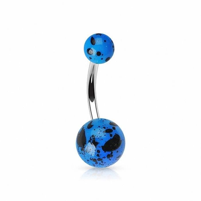 Piercing Nombril Boules Fluo Bleu Cdiscount Au Quotidien Piercing Nombril Boules Fluo Bleu Cdiscount Au Quotidien