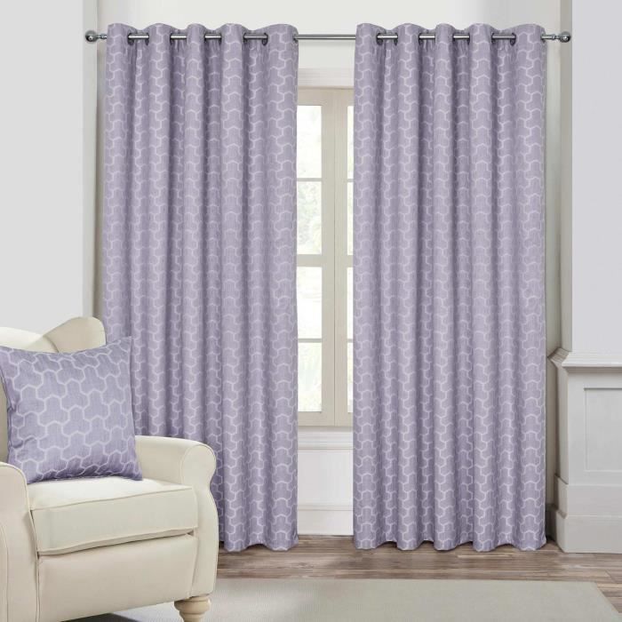 Rideaux occultant thermique l.135 x H.240 cm gris Rideaux occultant thermique l.135 x H.240 cm gris