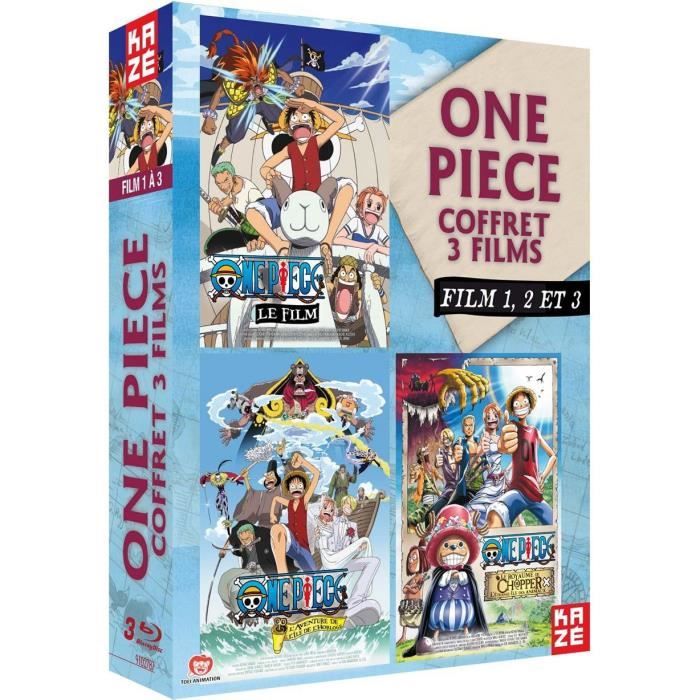 One Piece Film 1 2 Et 3 Coffret Blu Ray Cdiscount Dvd