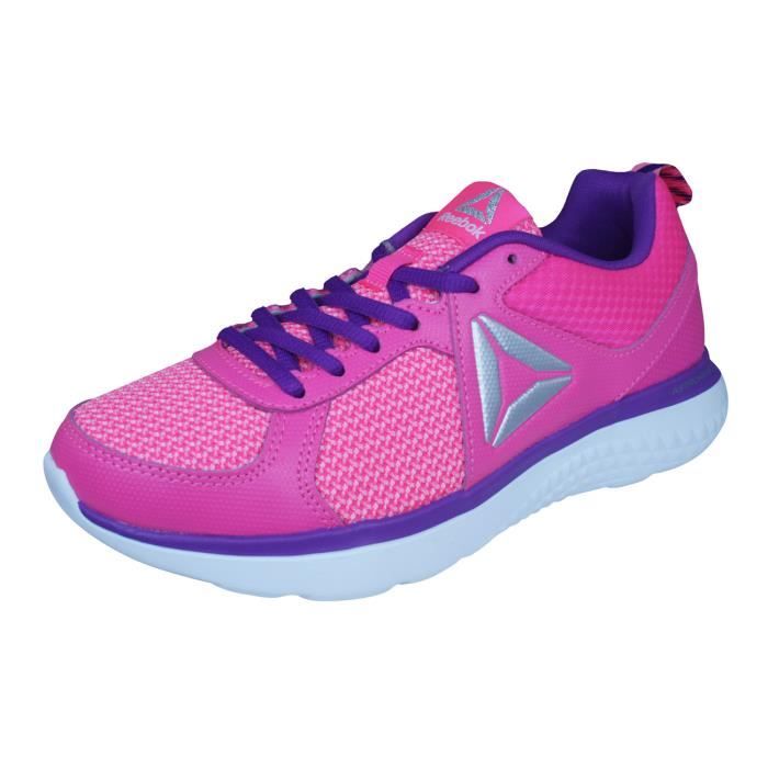 reebok femme rose courir