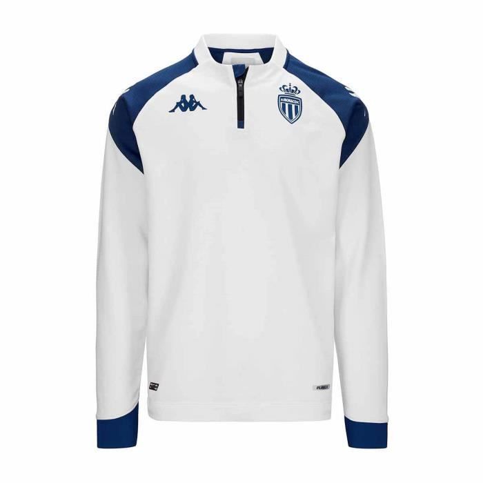 Veste de survêtement Training 1/4 zip AS Monaco Pro 7 2023/24 - white - S