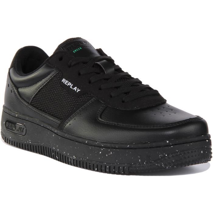 Replay Replay Epic M Green 2 Baskets classiques à lacets pour hommes en noir (Noir 41)