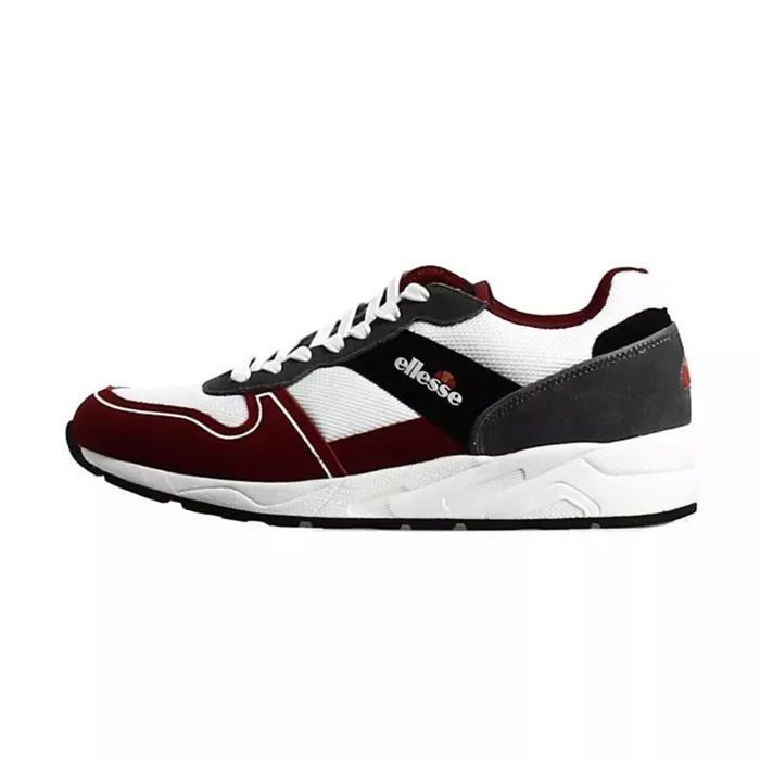 Basket Ellesse Retro Running Homme Rouge/Noir/Ciment