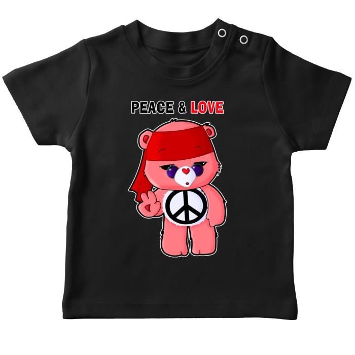 T Shirt Bebe Noir Bisounours Parodique Bisounours Peace And Love Chibi Version Parodie Bisounours Noir Cdiscount Pret A Porter T Shirt Bebe Noir Bisounours Parodique Bisounours Peace And Love Chibi Version Parodie Bisounours Noir Cdiscount Pret A Porter