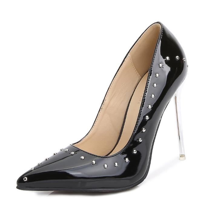 Escarpins Torrente En Cuir Noir - Pointure 39 - Talons Hauts - Neuf Sous Emballage