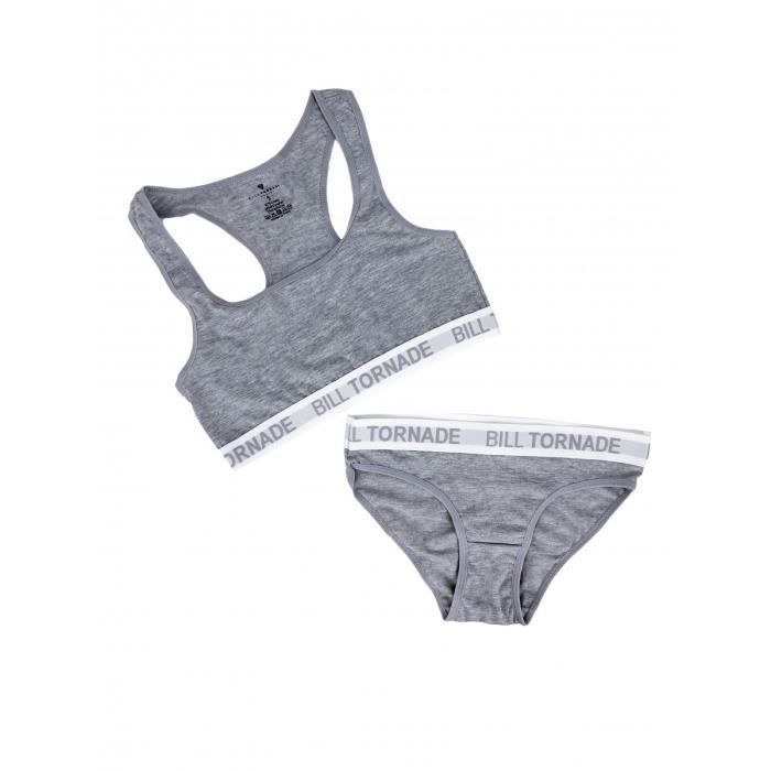 Ensemble Brassière Et Shorty LittleForBig Bella Goth - Sport, Décontracté - Tissu Doux (96% Polyester, 4% élasthanne)