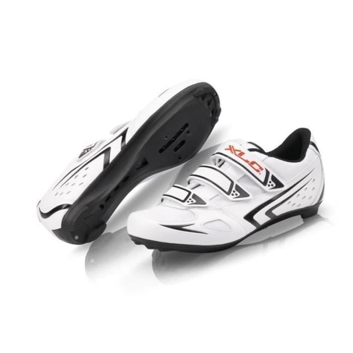 Chaussures vélo route XLC CB-R04 - blanc - homme - 39 - pour système spd/look