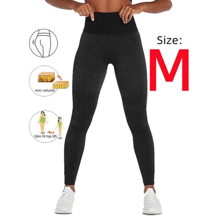 Legging De Sudation MC LIMITED Taille Haute - Bande élastique Ventre Plat - Noir