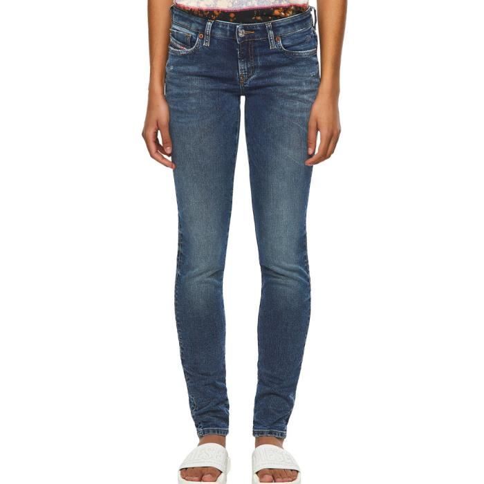 Jeans Slim Bleu Femme Diesel Gracey