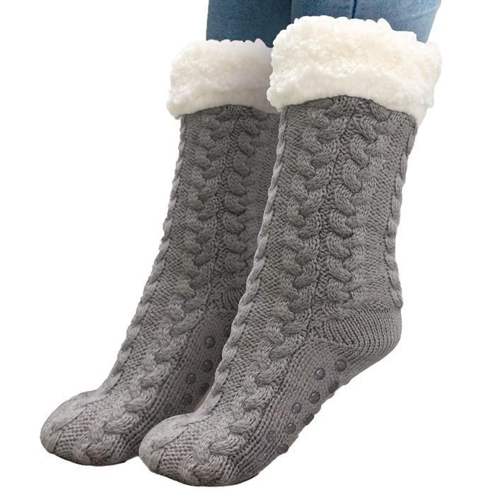 Jusqu'à 75% 1, 2 ou 3 paires de chaussettes en laine polaire thermique