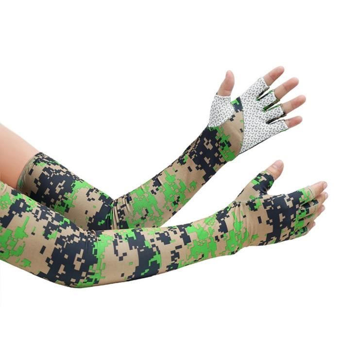 Lot De 3 Paires De Manches UV JUPSK Hommes - Protection Solaire, Rafraîchissantes - Sport Et Extérieur