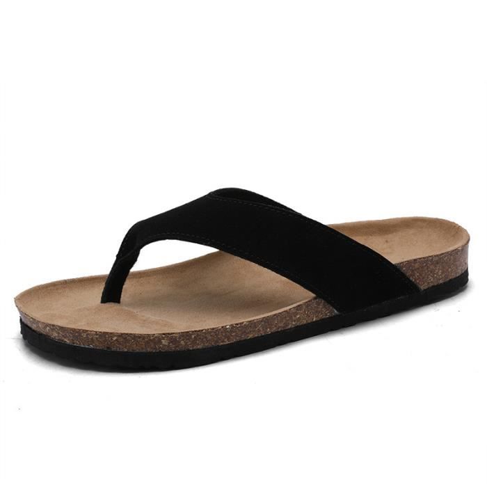 Tong cuir homme hotsell