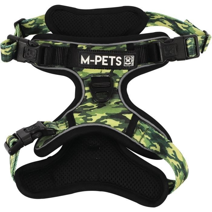 Harnais PETS HIKING Tissu rembourré Attache sécurité Poignée Laisse dosavant