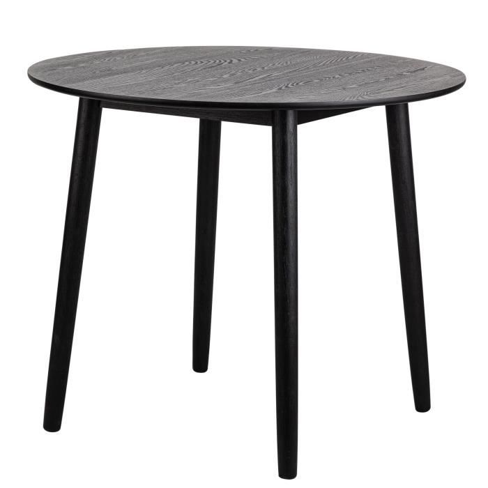 Table De Jardin Carrée 90x90 Cm - Aluminium Et Aspect Bois - Pieds Réglables - Pour Terrasse, Balcon, Intérieur