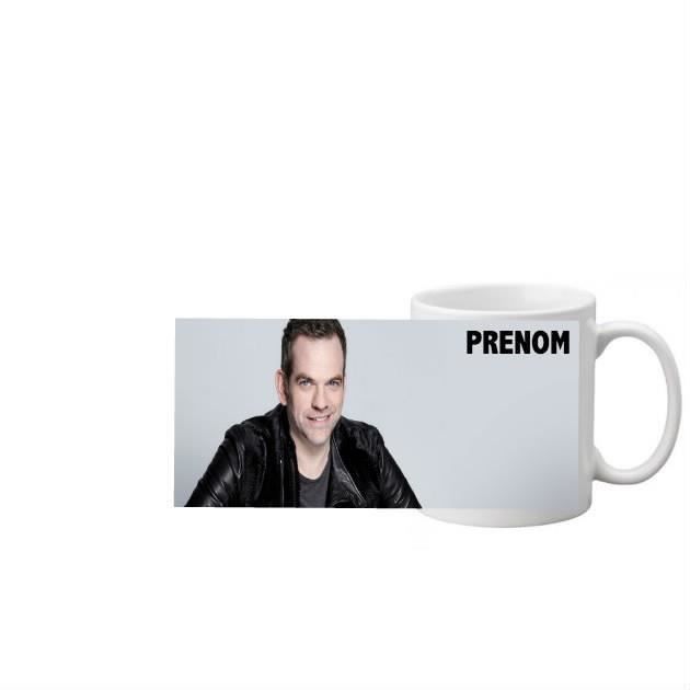Mug Personnalisé Céramique Blanc Avec Chandelier Menorah - Modèle Mystique - Neuf Avec Message Ou Prénom