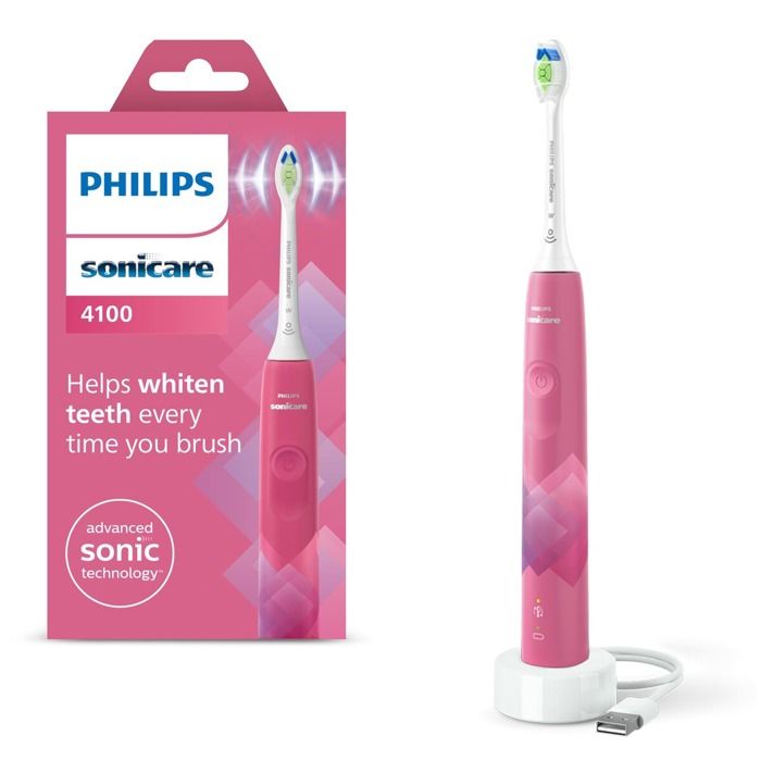 Brosse À Dents Électrique Philips Sonicare 4100 HX3689/41 – 2 Modes, Capteur de Pression - vue 5