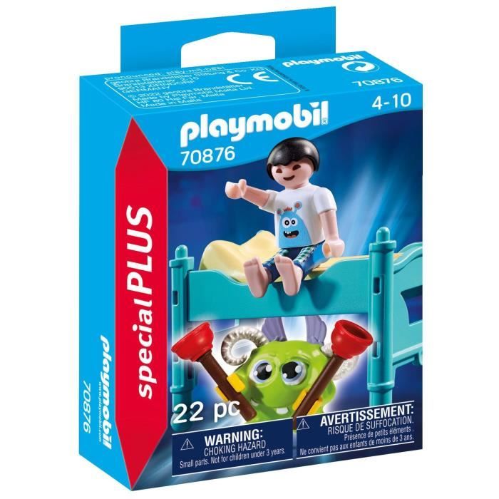 Figurine mini cooper PLAYMOBIL : la boîte avec accessoires inclus