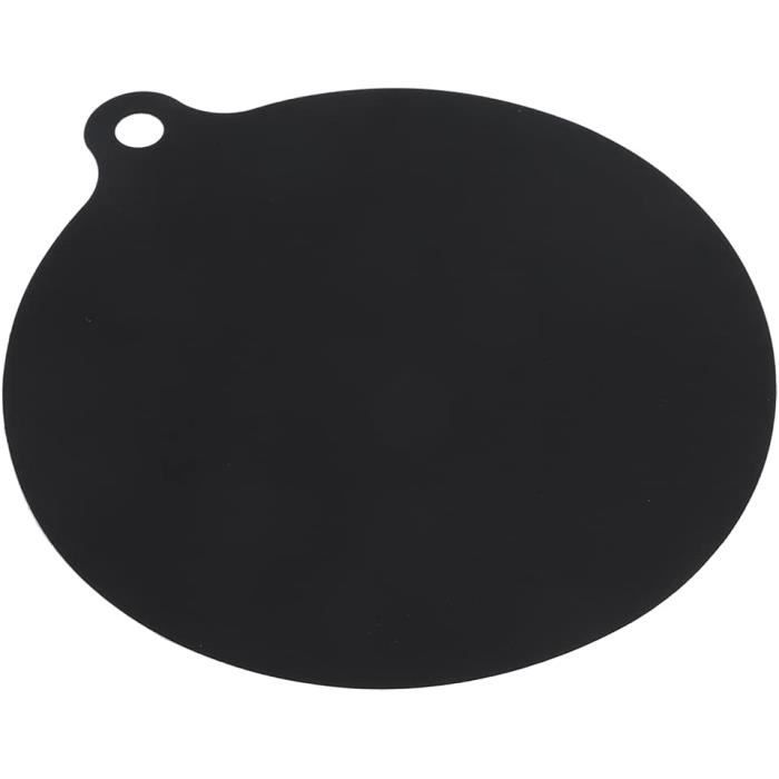 Lot De 8 Tapis En Silicone Pour Plaque à Induction - Protection Antidérapante, Résiste à 240°C, Lavable (noir)