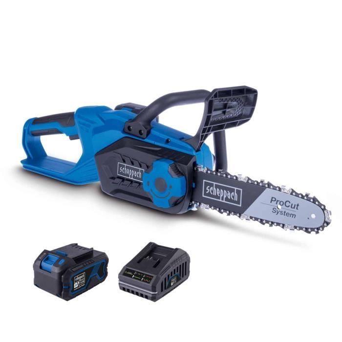 Tronçonneuse sans fil SCHEPPACH C CS254 X SET 254 cm Batterie 20V 4Ah + chargeur 2. - vue 3