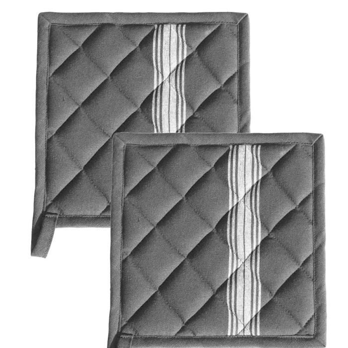 Maniques De Cuisine Officielles BVB - Lot De 2 En Noir Et Jaune, Motifs Club, Pour Cuisine Et Barbecue - 3