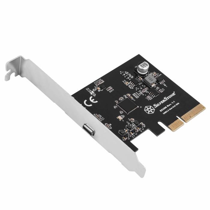 Carte d'extension PCIe SILVERSTONE SST ECU06 USB C 3.2 Gen 2x2