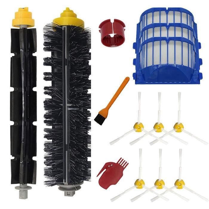 Accessoires d'aspirateur Filtre pour iRobot Brosse de nettoyage