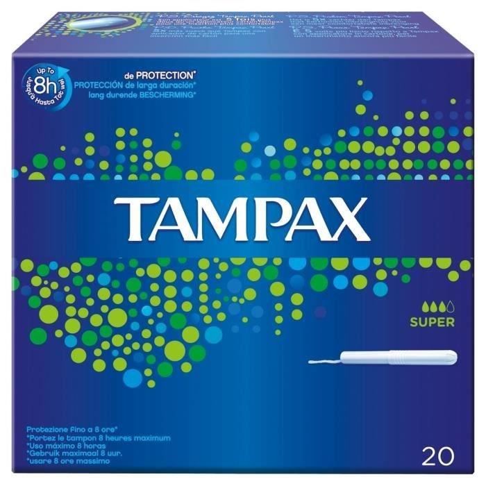 Tampax Classic Super Tampons Avec Applicateur X20 Cdiscount Au Quotidien