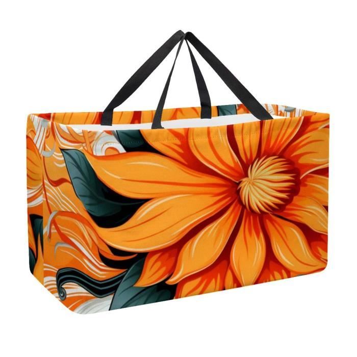 Chariot De Courses Pliable Et Imperméable – Grand Panier à Roulettes 23L, Idéal Pour Le Marché, Super Pratique Et écolo