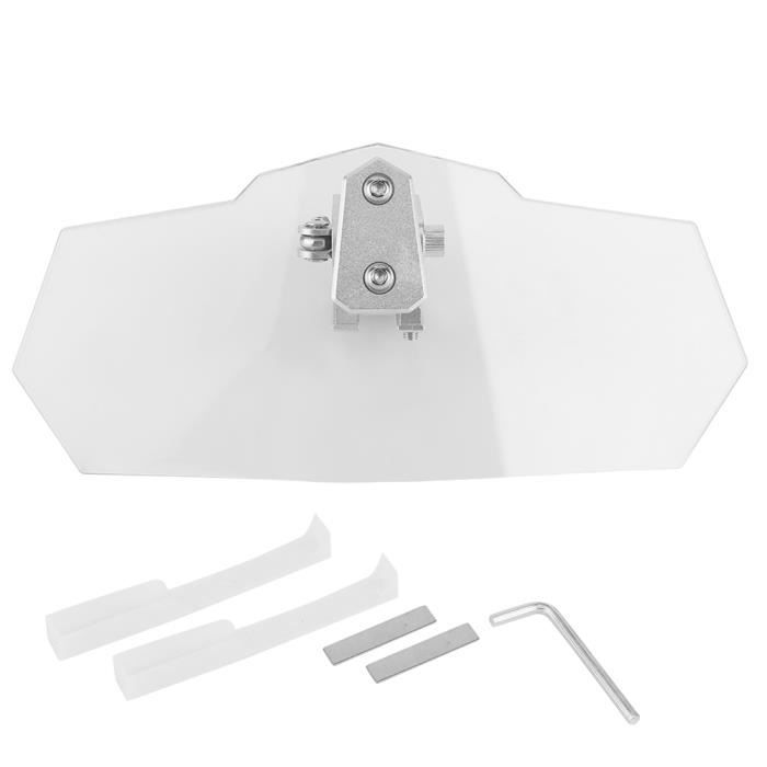 Extension De Pare-brise Universelle Pour Moto - Réglable, Clipser Sans Perçage - Protection Vent Et Confort