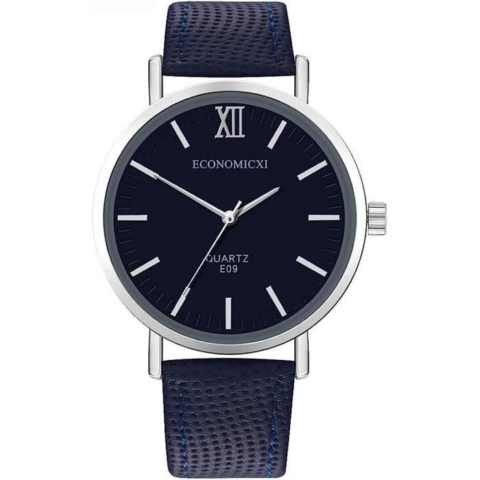 Montre Femme Pas Cher Bracelet Cuir Analogique Quartz Fashion Mode