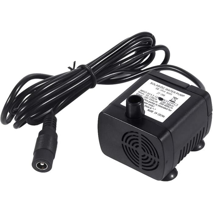 Mini Pompe à Eau Submersible DC12V Amphibie - Idéale Fontaine, Bassin Et Jardin Solaire