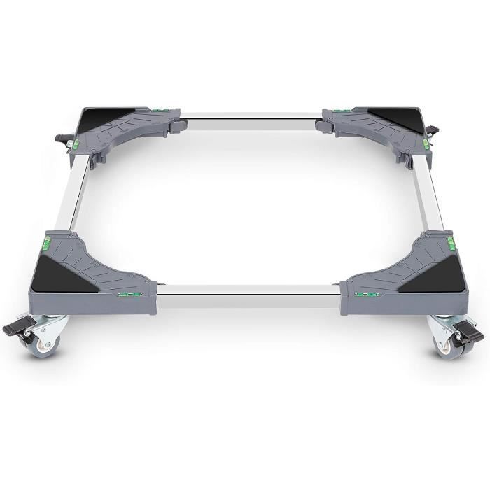 Support D'Unité Centrale, Support Pour Ordinateur Mobile Avec 2 Roulettes Verrouillables Et 2 Support D'Unité Centrale, Support Pour Ordinateur Mobile Avec 2 Roulettes Verrouillables Et 2