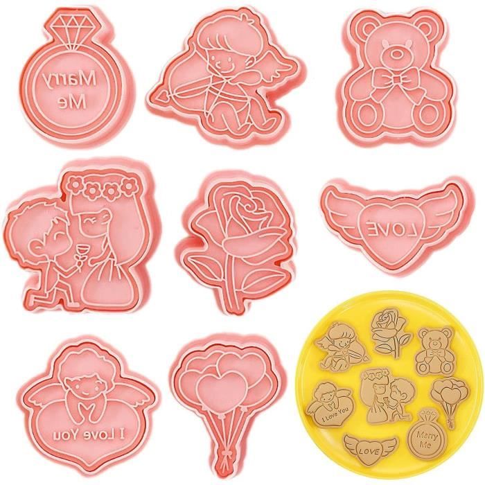 Moule à Biscuits Noix 2 Pièces – Alliage Aluminium – Motif Noix Gaufres Biscuits Gâteaux – Cuisson Gaz Facile à Nettoyer