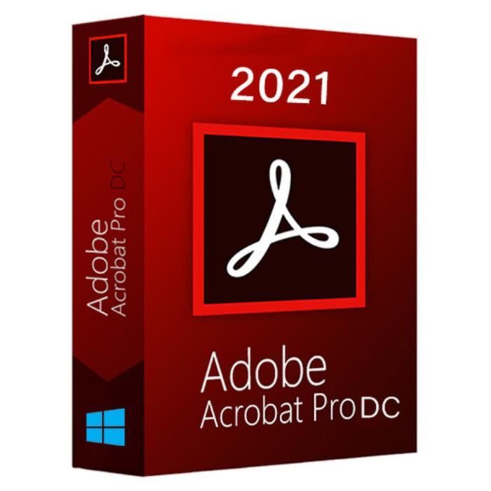 Adobe Acrobat Pro DC 2021 Windows/Logiciel Pc à Vie à télécharger