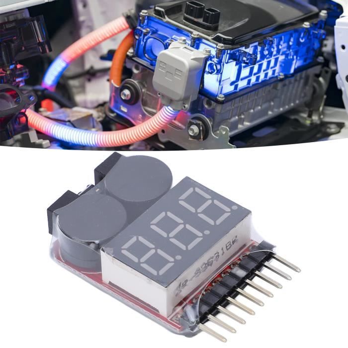 LIPO MONITEUR DE Batterie Buzzer Indicateur D'alarme Tension De La