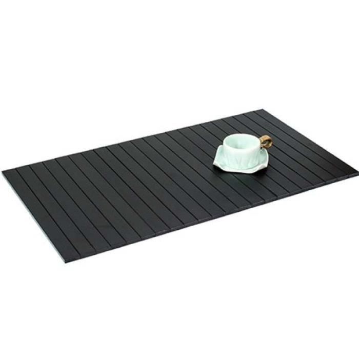 GBACHOOSE Plateau De Canapé Avec Accoudoir, 32 X 51 Cm, En Bambou