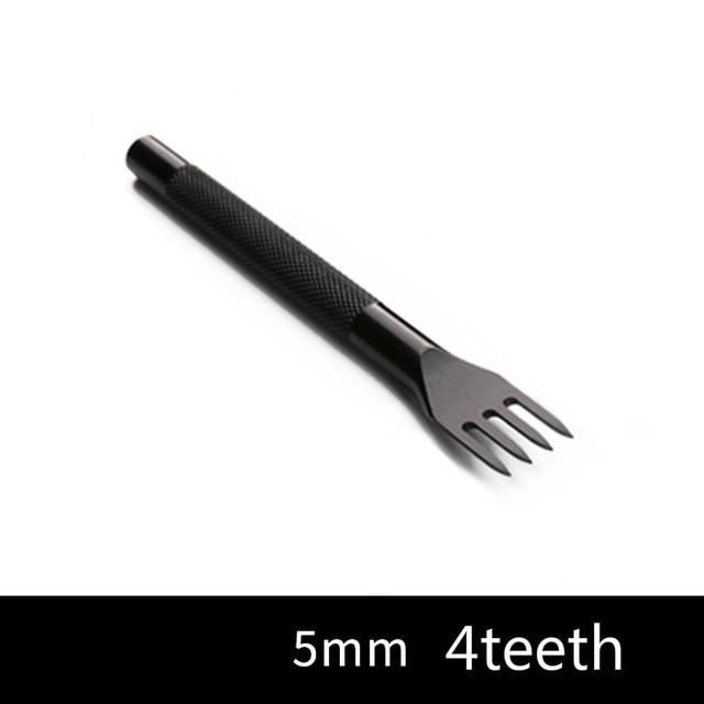 Poinçon De Couture En Cuir Avec Poignée En Bois - Poinçon