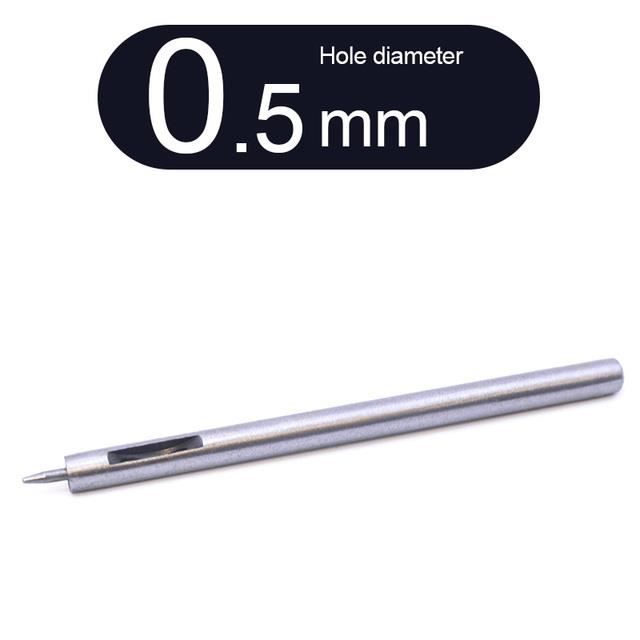 Poinçon Rond En Acier Carbone 8 Mm QUARKZMAN - Pour Cuir, Découpe De Cercles, Fabrication Ceintures, Artisanat - 4