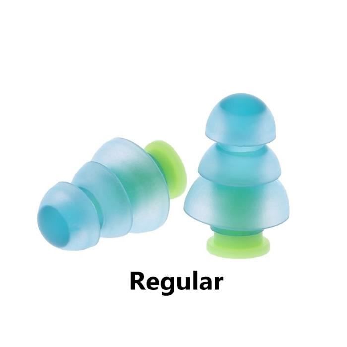 Bouchons D'oreilles Queltrix Réduction Bruit 35 DB - Pour Concerts, Sommeil, Travail - 4 Tailles Embouts, étui De Transport